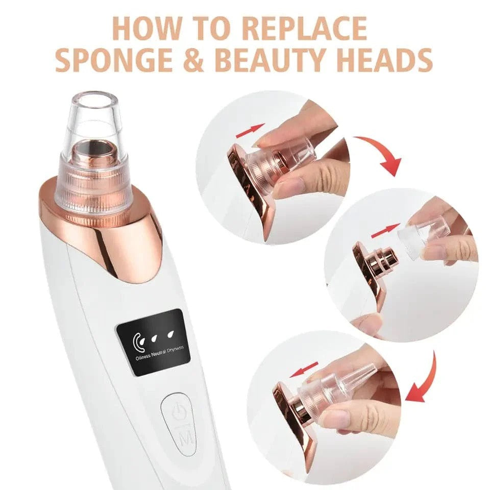Imported 5 in 1 Electric Derma Suction Blackhead & Remover Machine